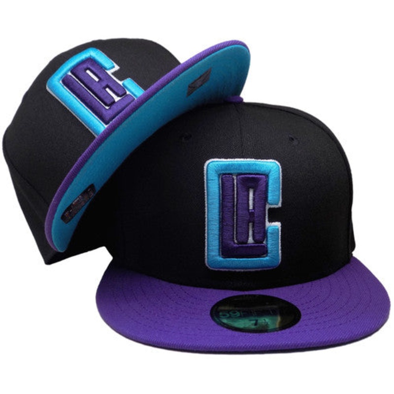 New Era Los Angeles Clippers Black/Purple 59FIFTY Fitted Hat