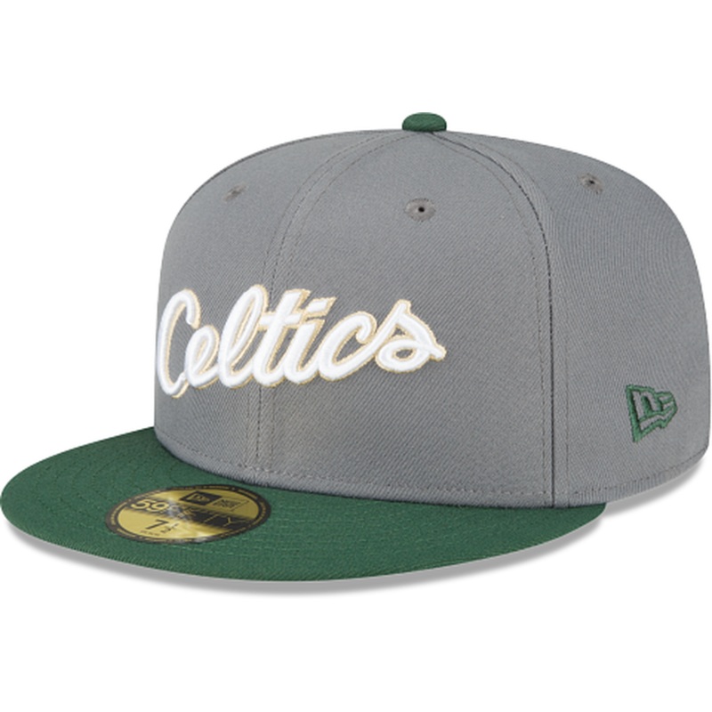 New Era Boston Celtics 2022-23 City Edition Gray 59FIFTY Fitted Hat