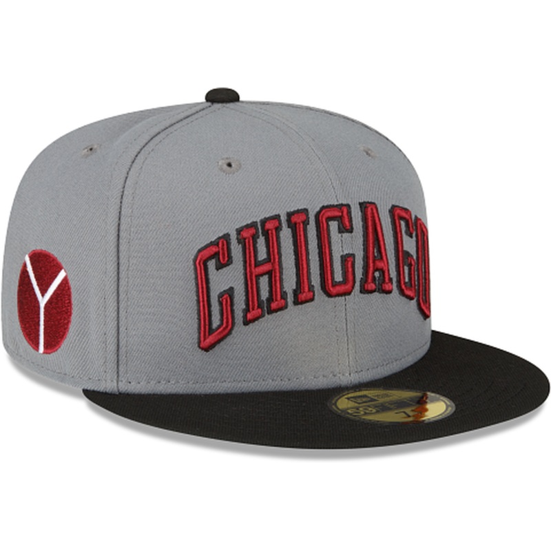 New Era Chicago Bulls 2022-23 City Edition Gray 59FIFTY Fitted Hat