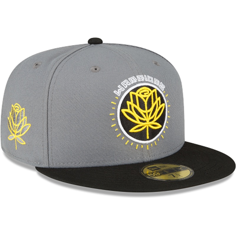 New Era Golden State Warriors 2022-23 City Edition Gray 59FIFTY Fitted Hat
