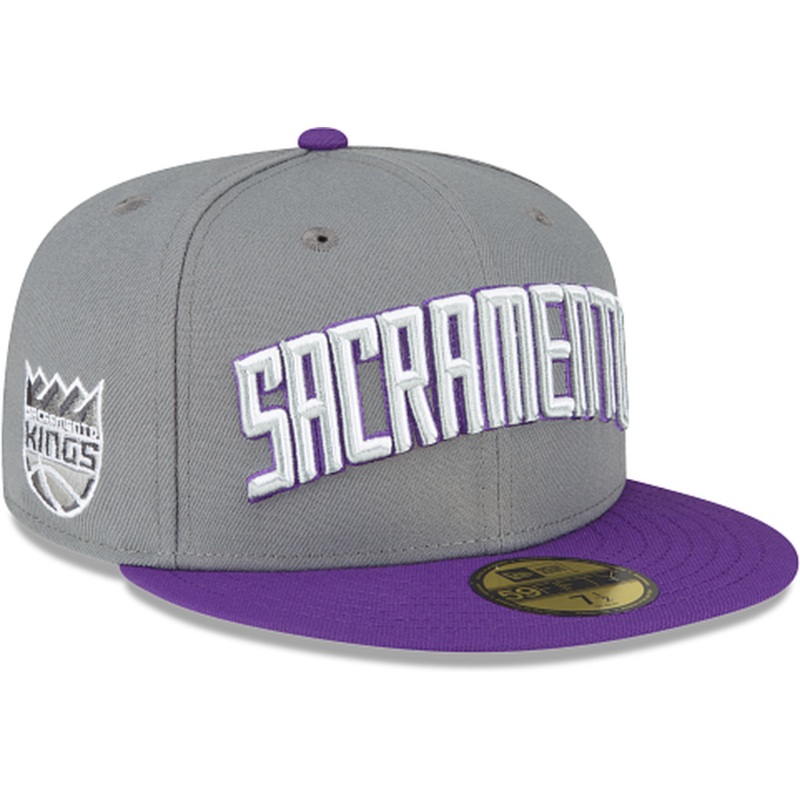 New Era Sacramento Kings 2022-23 City Edition Gray 59FIFTY Fitted Hat