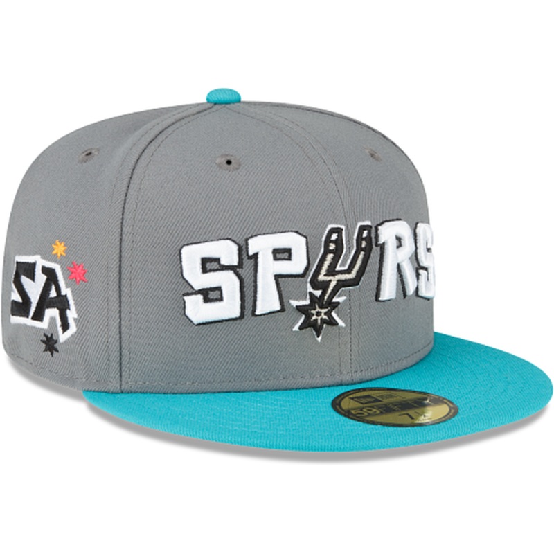 New Era San Antonio Spurs 2022-23 City Edition Gray 59FIFTY Fitted Hat