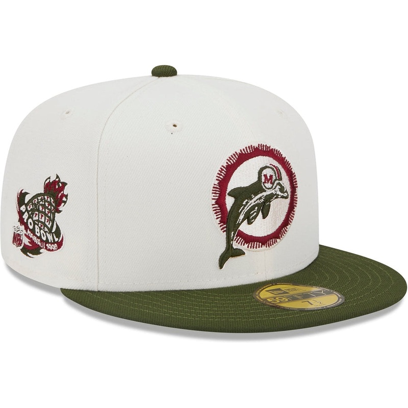 Lids HD x New Era Miami Dolphins NFL Olive Branch 2022 59FIFTY Fitted Cap