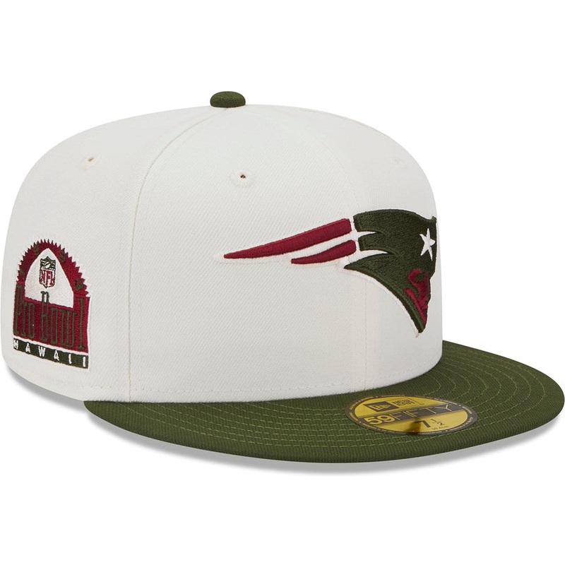 Lids HD x New Era New England Patriots NFL Olive Branch 2022 59FIFTY Fitted Cap
