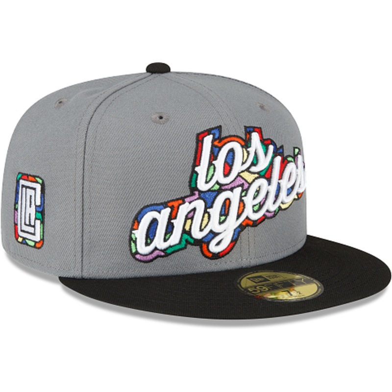 New Era Los Angeles Clippers 2022-23 City Edition Gray 59FIFTY Fitted Hat