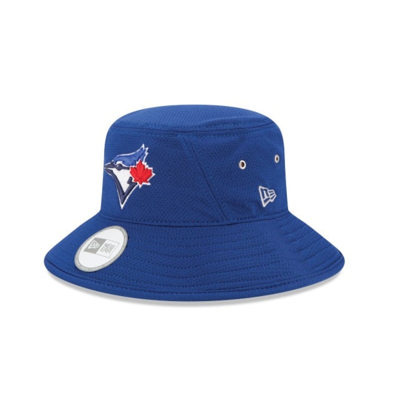 Toronto Blue Jays New Era MLB Bucket Cap Hat Royal Blue Crown/Visor Team Color Logo