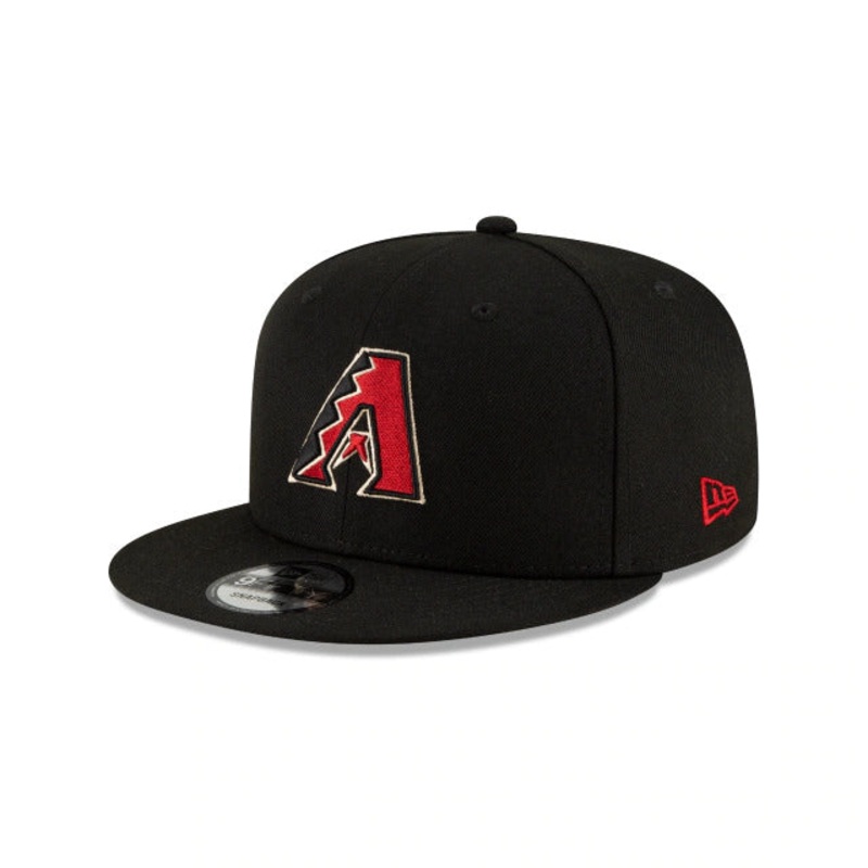 Arizona Diamondbacks New Era MLB 9FIFTY 950 Snapback Cap Hat Black Crown/Visor Team Color Logo