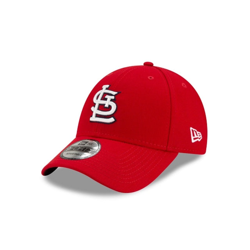 St. Louis Cardinals New Era MLB 9FORTY 940 Adjustable Cap Hat Red Crown/Visor White/Navy Logo