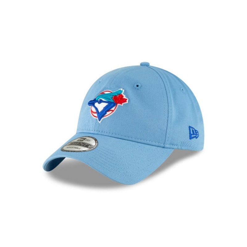 Toronto Blue Jays New Era MLB 9TWENTY 920 Adjustable Cap Hat Sky Blue Crown/Visor Team Color Logo