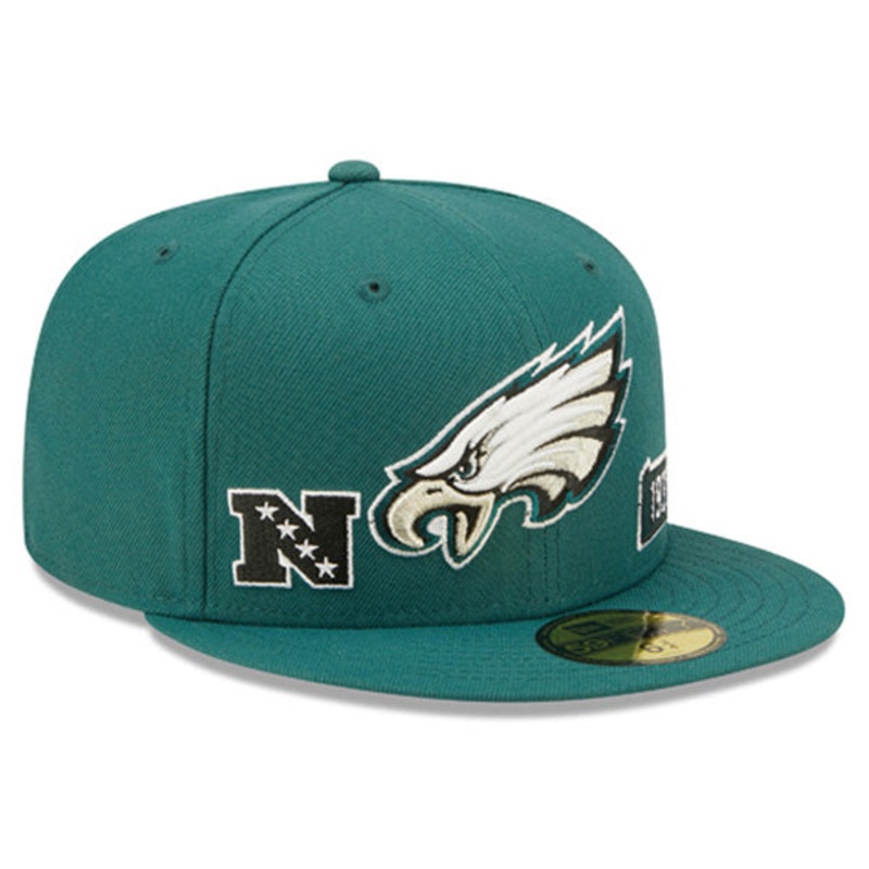 New Era Philadelphia Eagles Team Identity 59FIFTY Fitted Hat