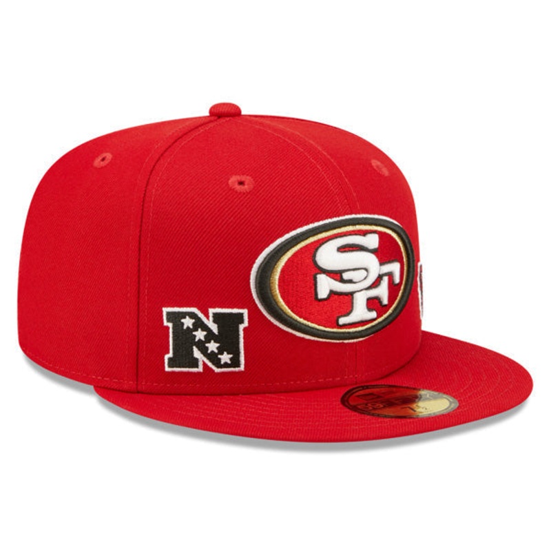New Era San Francisco 49ers Team Identity 59FIFTY Fitted Hat