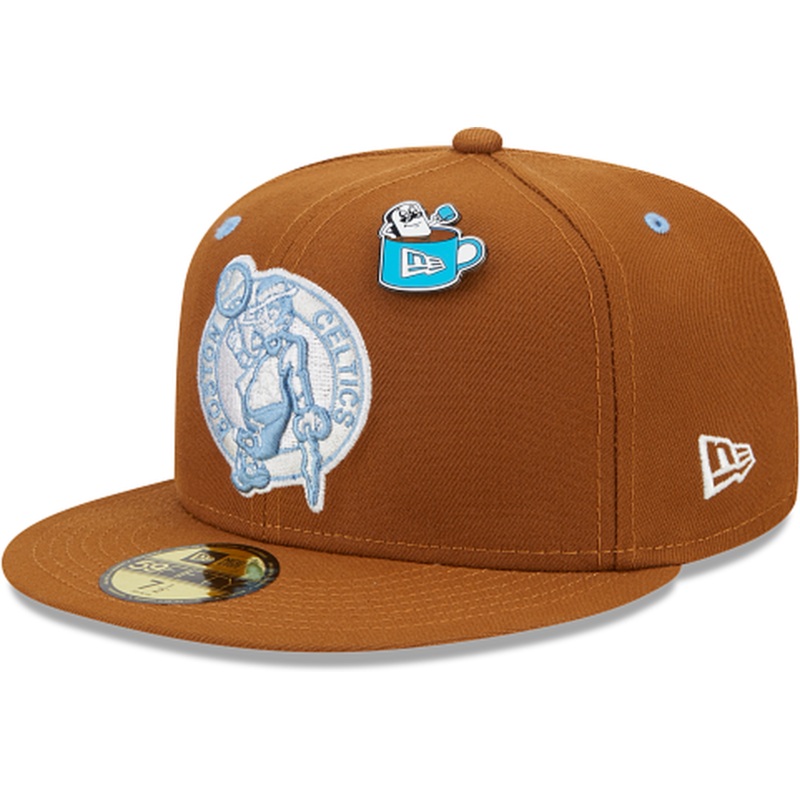 New Era Boston Celtics Hot Cocoa 2022 59FIFTY Fitted Hat