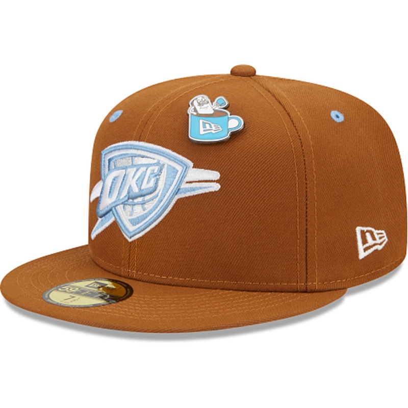 New Era Oklahoma City Thunder Hot Cocoa 2022 59FIFTY Fitted Hat