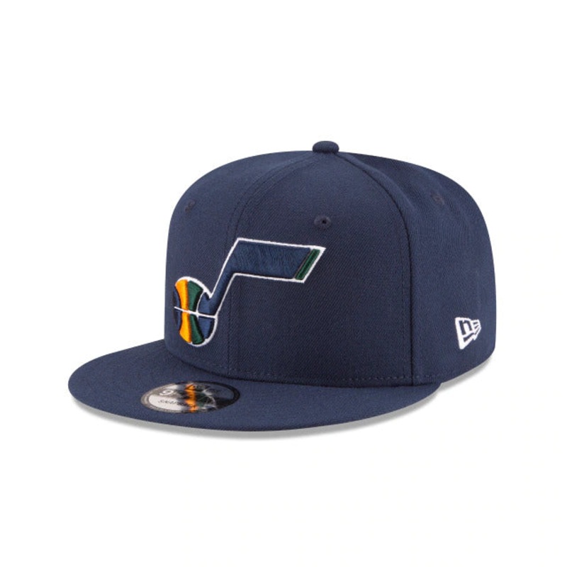 Utah Jazz New Era NBA 9FIFTY 950 Snapback Cap Hat Navy Crown/Visor Team Color Logo