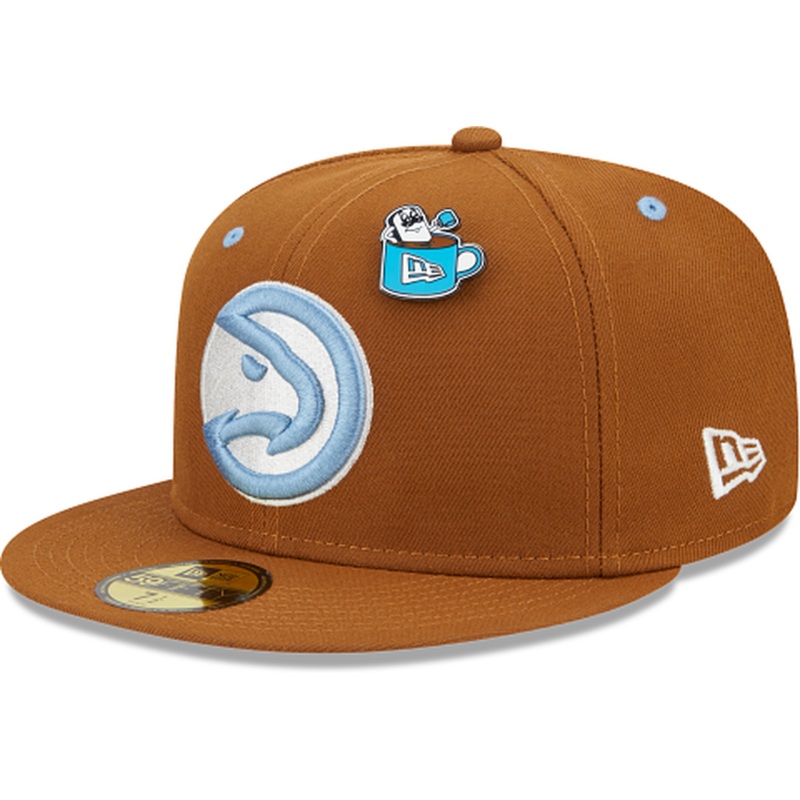 New Era Atlanta Hawks Hot Cocoa 2022 59FIFTY Fitted Hat