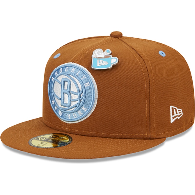 New Era Brooklyn Nets Hot Cocoa 2022 59FIFTY Fitted Hat