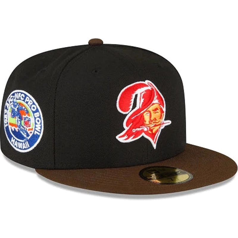 New Era Tampa Bay Buccaneers Black Walnut 2023 59FIFTY Fitted Hat