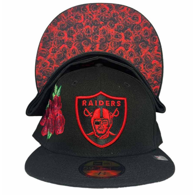 New Era x Pro Image Sports Las Vegas Raiders Roses UV 59FIFTY Fitted Hat