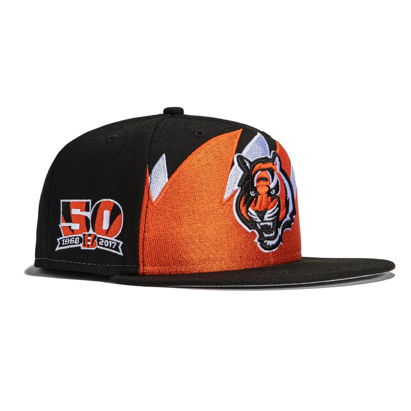 New Era Cincinnati Bengals SharkTooth 50th Anniversary 59FIFTY Fitted Hat