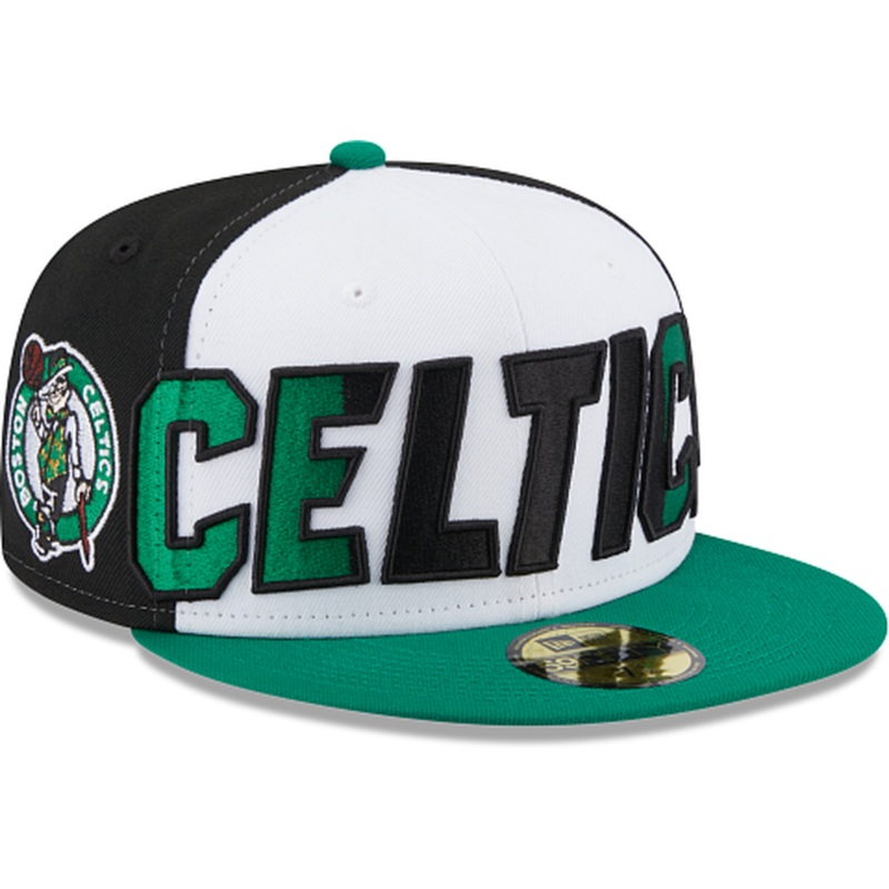 New Era Boston Celtics 2023 Back Half Edition 59FIFTY Fitted Hat