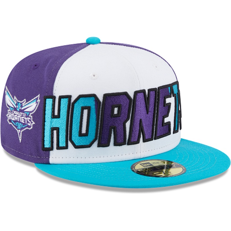 New Era Charlotte Hornets 2023 Back Half Edition 59FIFTY Fitted Hat