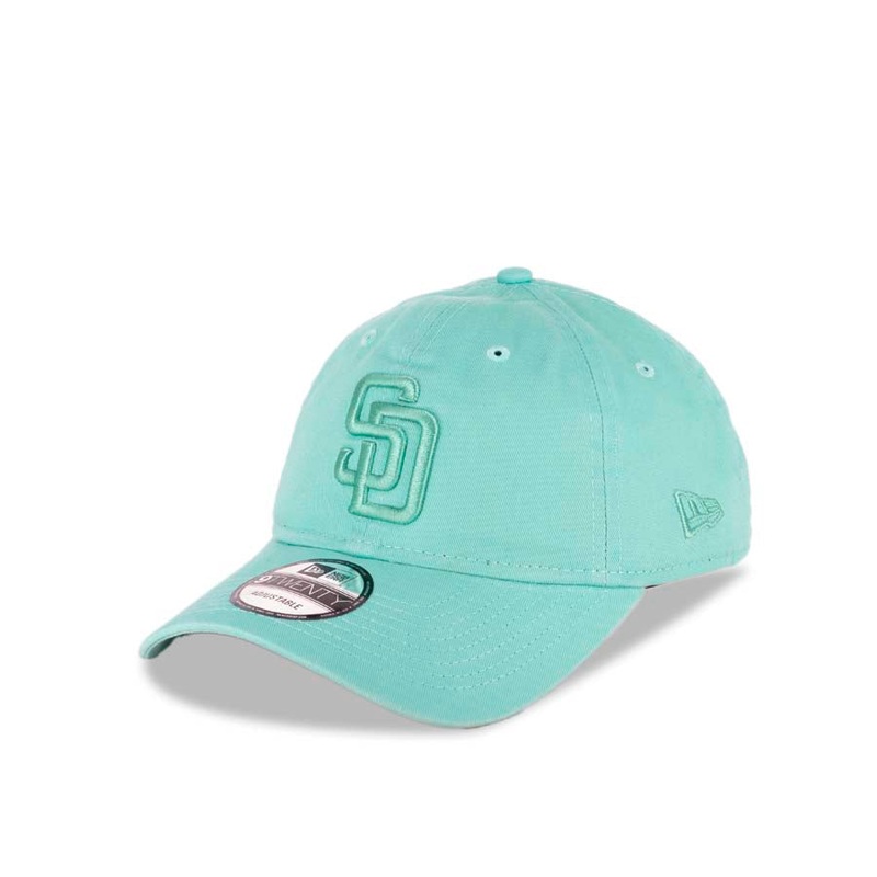 San Diego Padres New Era MLB 9TWENTY 920 Adjustable Cap Hat Blue Tint Crown/Visor Blue Tint Logo (Color Pack)
