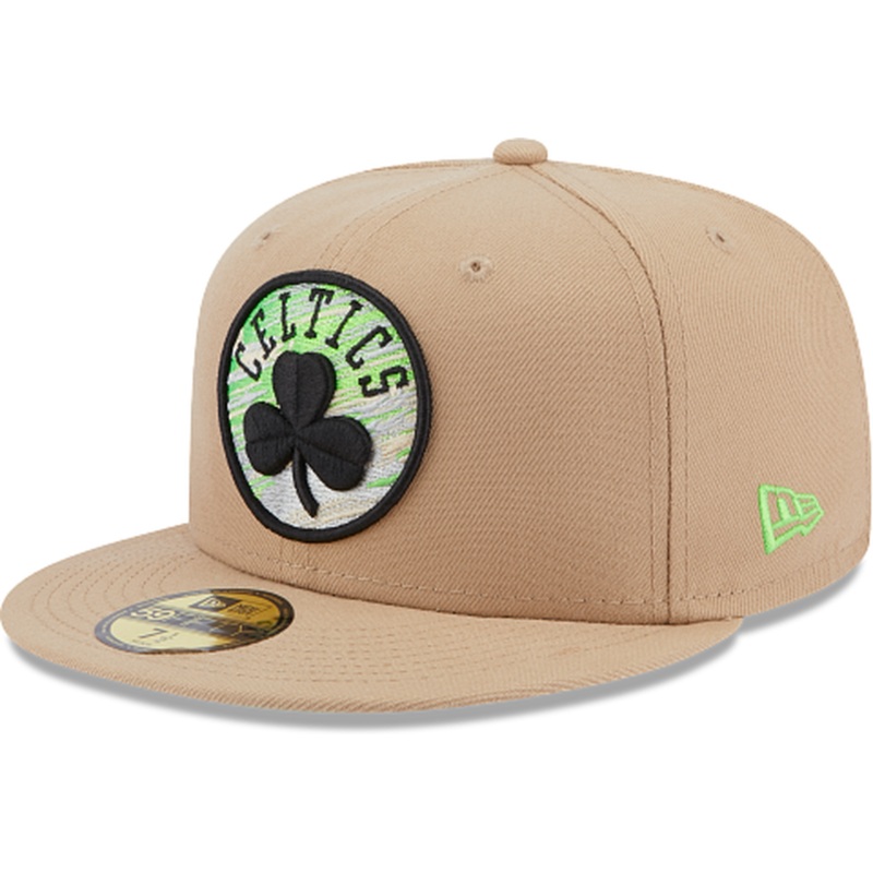 New Era Boston Celtics Team 2023 Neon 59FIFTY Fitted Hat