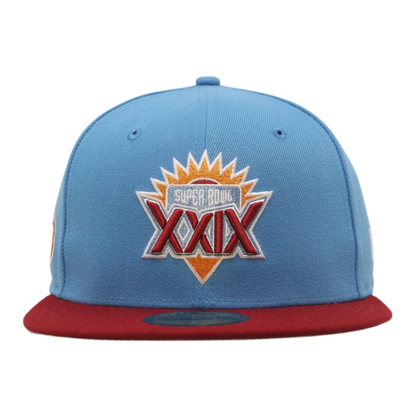 New Era San Francisco 49ers ‘1995 Super Bowl’ Pastel Blue 2023 59FIFTY Fitted Hat