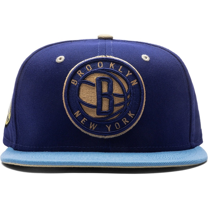 New Era x Feature Brooklyn Nets Navy/Sky/Tan 2023 59FIFTY Fitted Hat