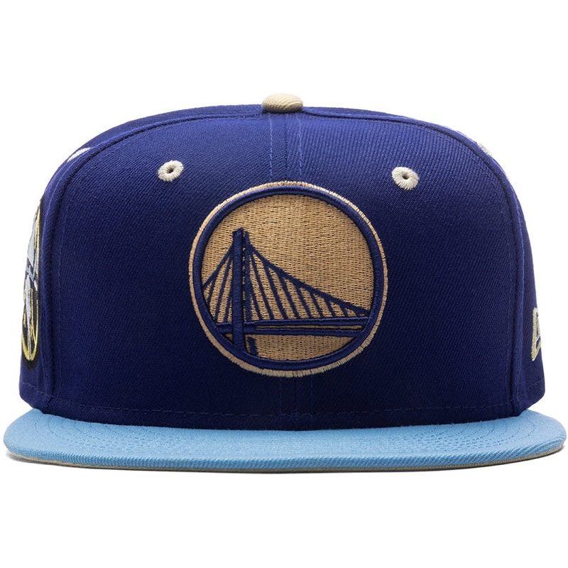 New Era x Feature Golden State Warriors Navy/Sky/Tan 2023 59FIFTY Fitted Hat