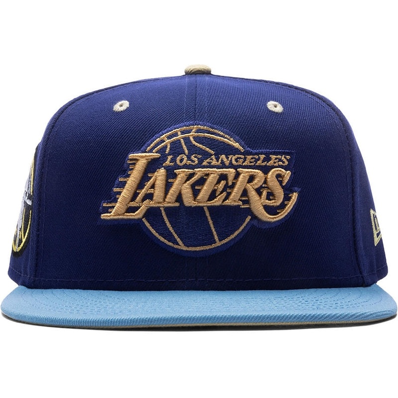 New Era x Feature Los Angeles Lakers Navy/Sky/Tan 2023 59FIFTY Fitted Hat