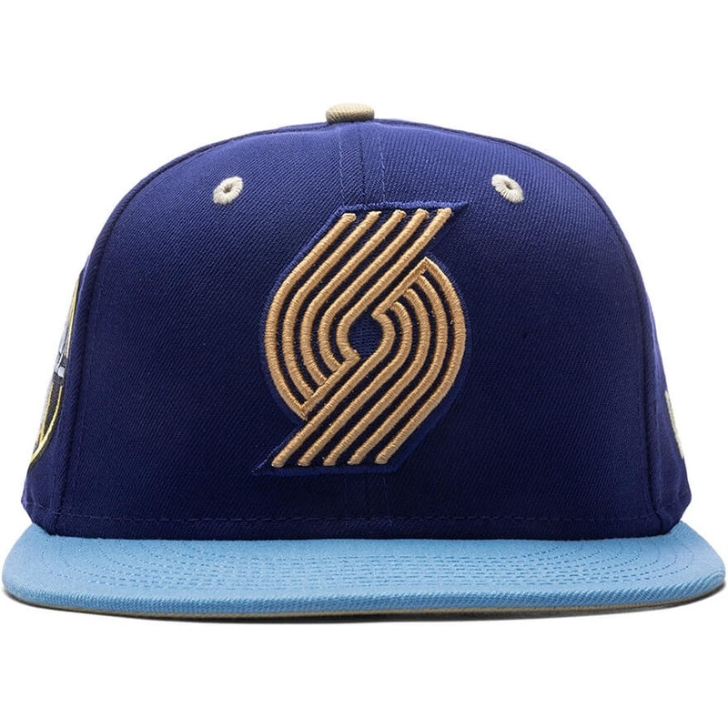 New Era x Feature Portland Trailblazers Navy/Sky/Tan 2023 59FIFTY Fitted Hat