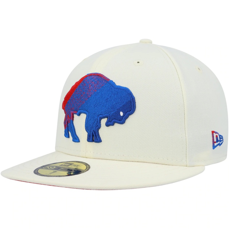 New Era  Buffalo Bills Cream Chrome Color Dim 59FIFTY Fitted Hat