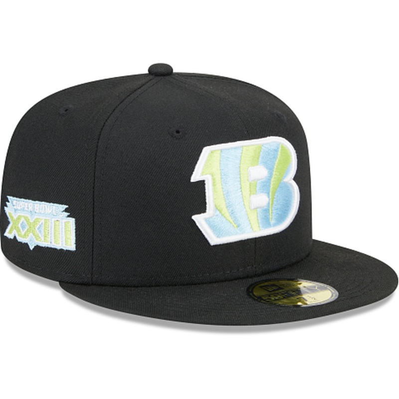 New Era Cincinnati Bengals Colorpack Black 2023 59FIFTY Fitted Hat