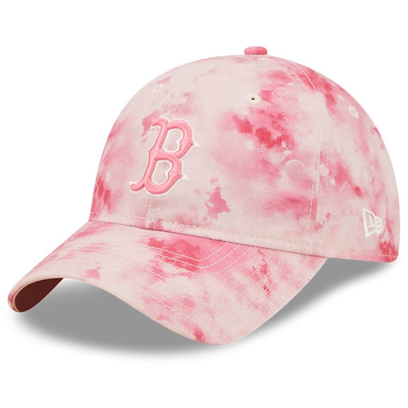(Women) Boston Red Sox New Era MLB 9TWENTY 920 Adjustable Cap Hat Pink Crown/Visor Pink Logo (2022 Mother’s Day)