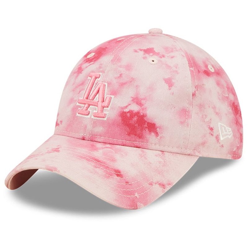(Women) Los Angeles Dodgers New Era MLB 9TWENTY 920 Adjustable Cap Hat Pink/White Crown/Visor Pink/White Logo (2022 Mother’s Day)