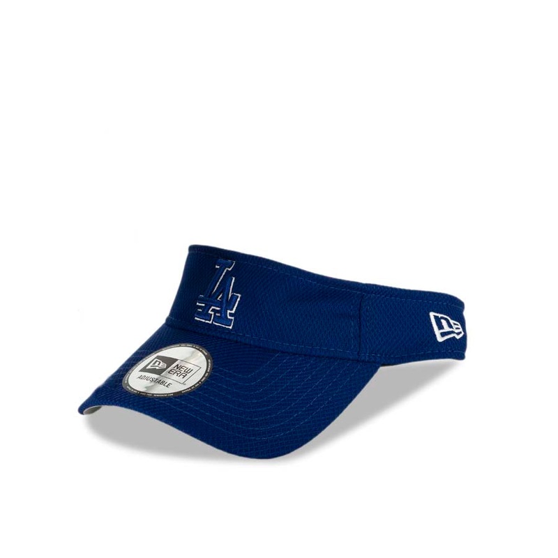 Los Angeles Dodgers New Era MLB Adjustable Visor Royal Blue Crown/Visor Royal Blue/White Logo (2022 Batting Practice)