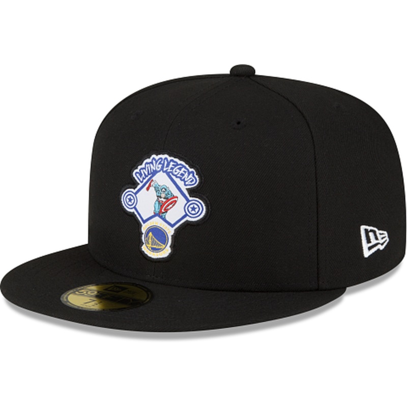 New Era Marvel X Golden State Warriors Black 2023 59FIFTY Fitted Hat