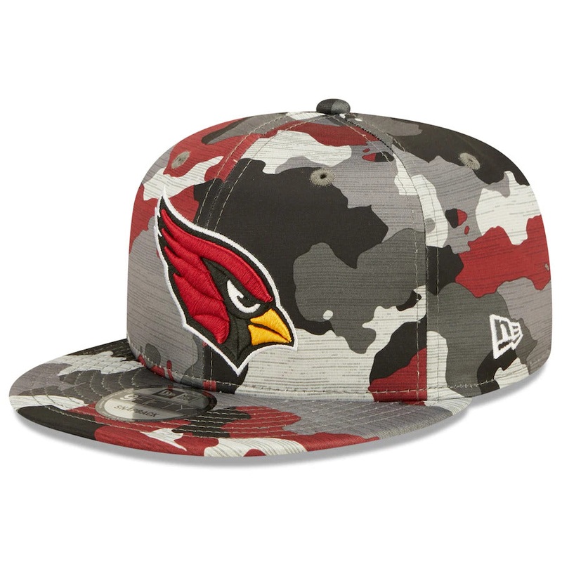 Arizona Cardinals New Era NFL 9FIFTY 950 Snapback Cap Hat Team Color Camo Crown/Visor Team Color Logo (2022 NFL Training Camp)