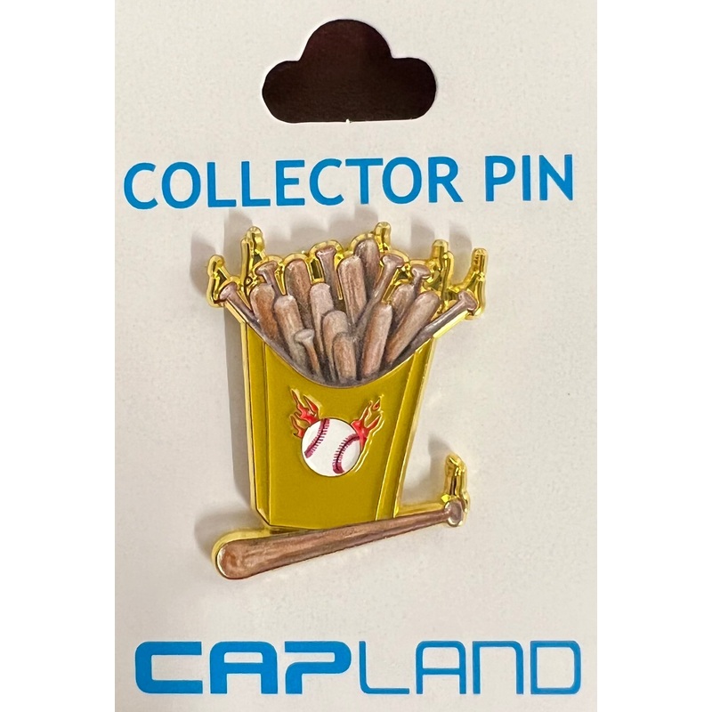 Bats Fries Collector Lapel Pin