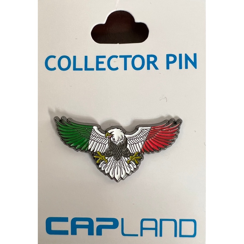 Mexico Flag Eagle Collector Lapel Pin
