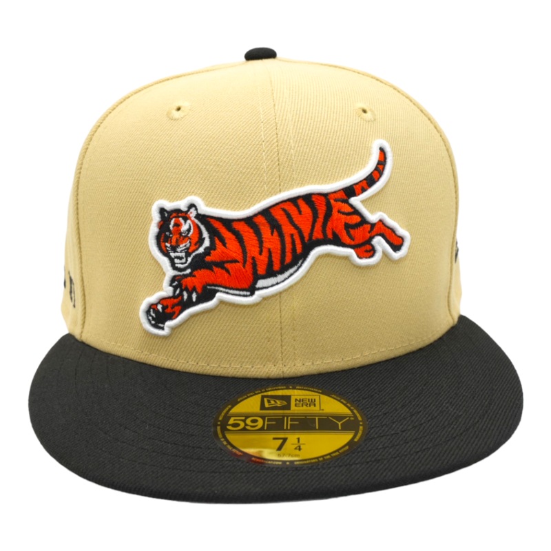 New Era Cinicinnati Bengals Vegas Gold/Black ‘Who Dey’ 59FIFTY Fitted Hat