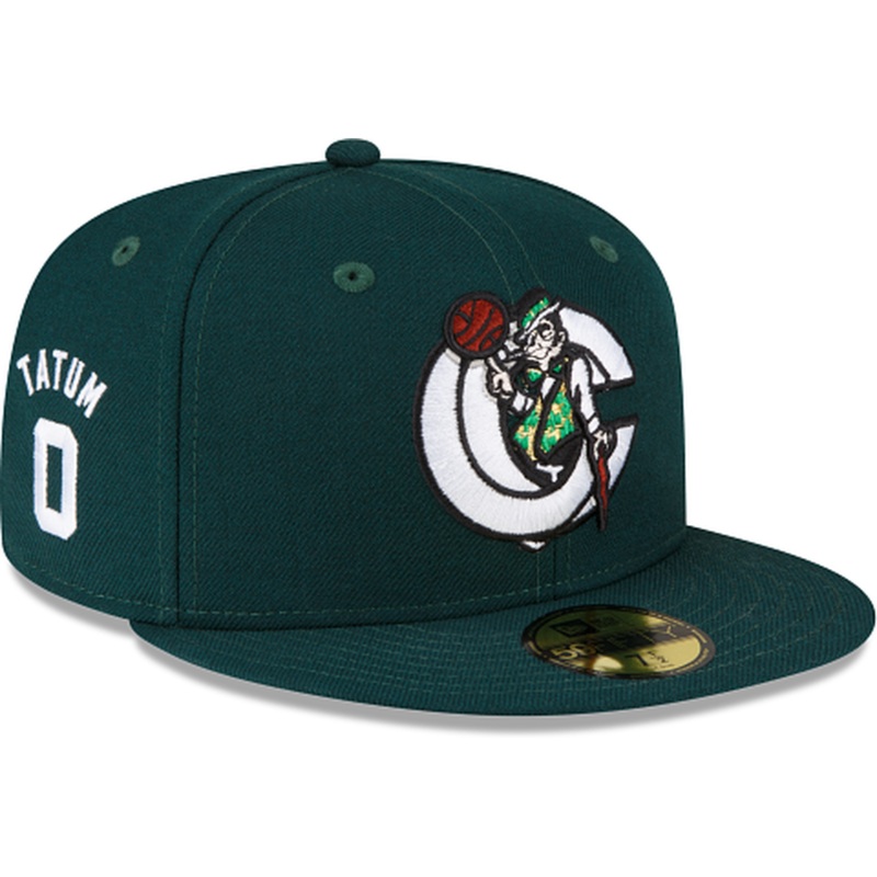 New Era Boston Celtics X Concepts X Jayson Tatum Dark Green 2023 59FIFTY Fitted Hat