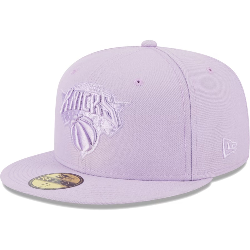 New Era New York Knicks Lavender 59FIFTY Fitted Hat