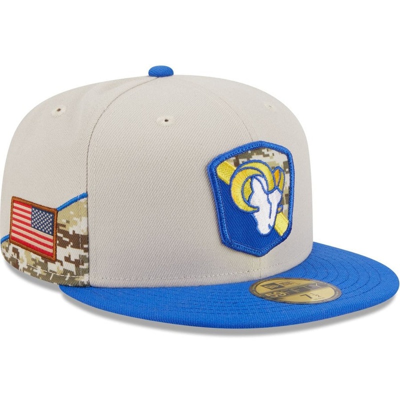 New Era Los Angeles Rams 2023 Salute to Service 59FIFTY Fitted Hat