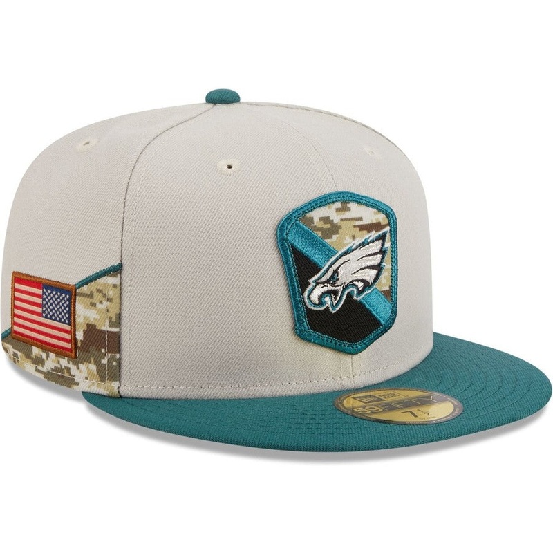 New Era Philadelphia Eagles 2023 Salute to Service 59FIFTY Fitted Hat