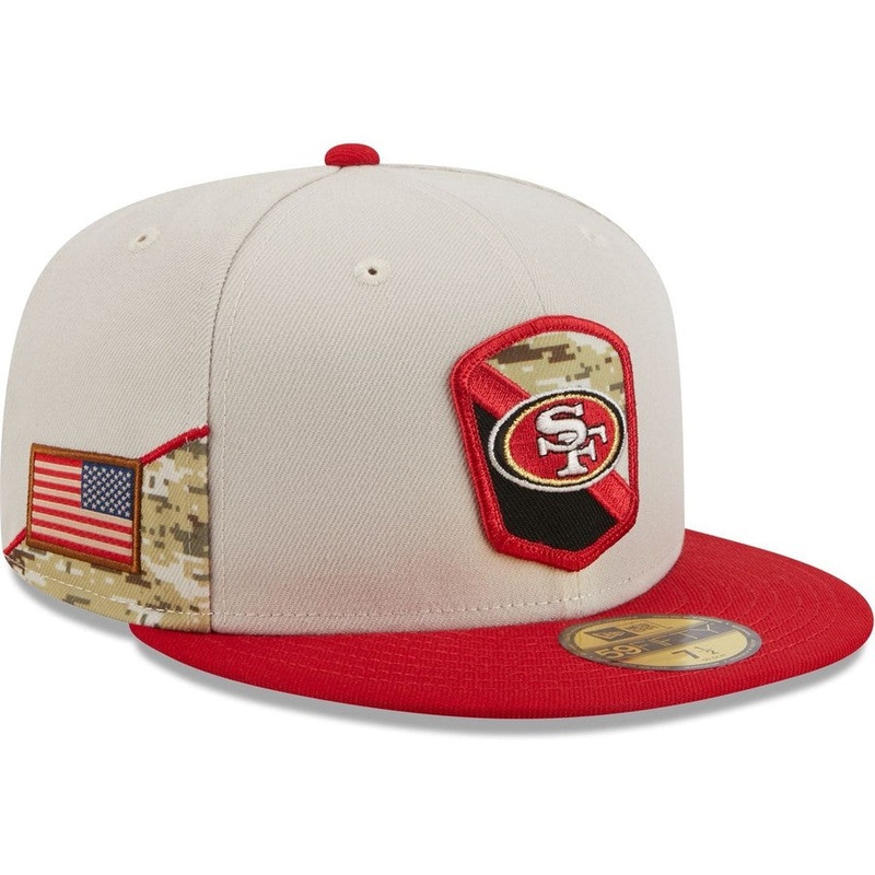 New Era San Francisco 49ers 2023 Salute to Service 59FIFTY Fitted Hat