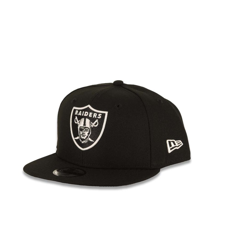 (Youth) Las Vegas Raiders New Era NFL Kid 9FIFTY 950 Snapback Cap Hat Black Crown/Visor Team Color Logo
