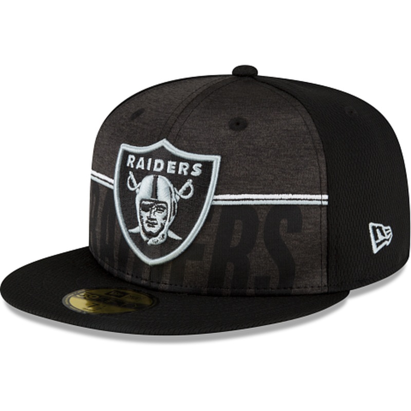 New Era Las Vegas Raiders 2023 Training Black 59FIFTY Fitted Hat