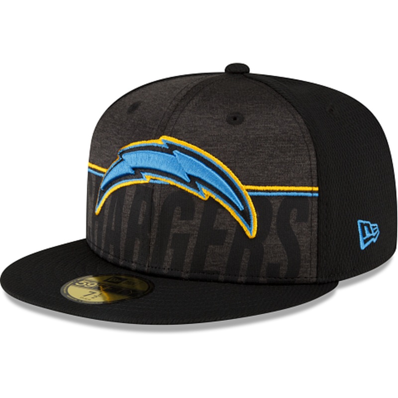 New Era Los Angeles Chargers 2023 Training Black 59FIFTY Fitted Hat